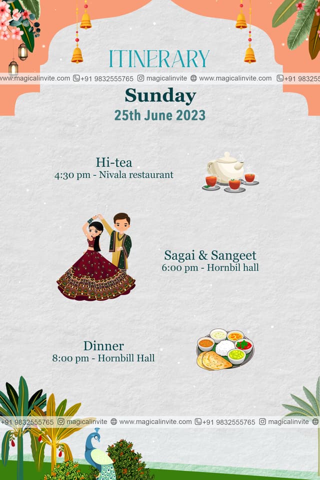 Royal Wed Itinerary - Page 2